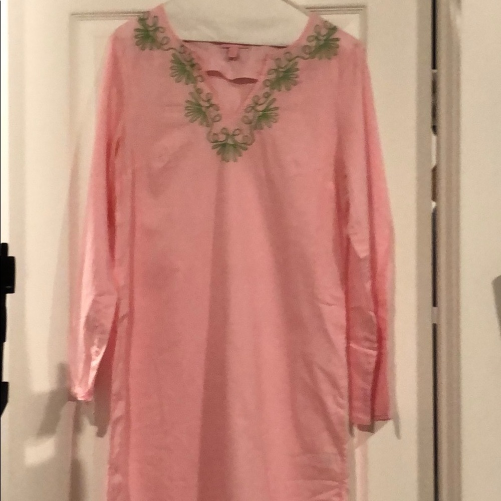 Lilly Pulitzer pink coverup